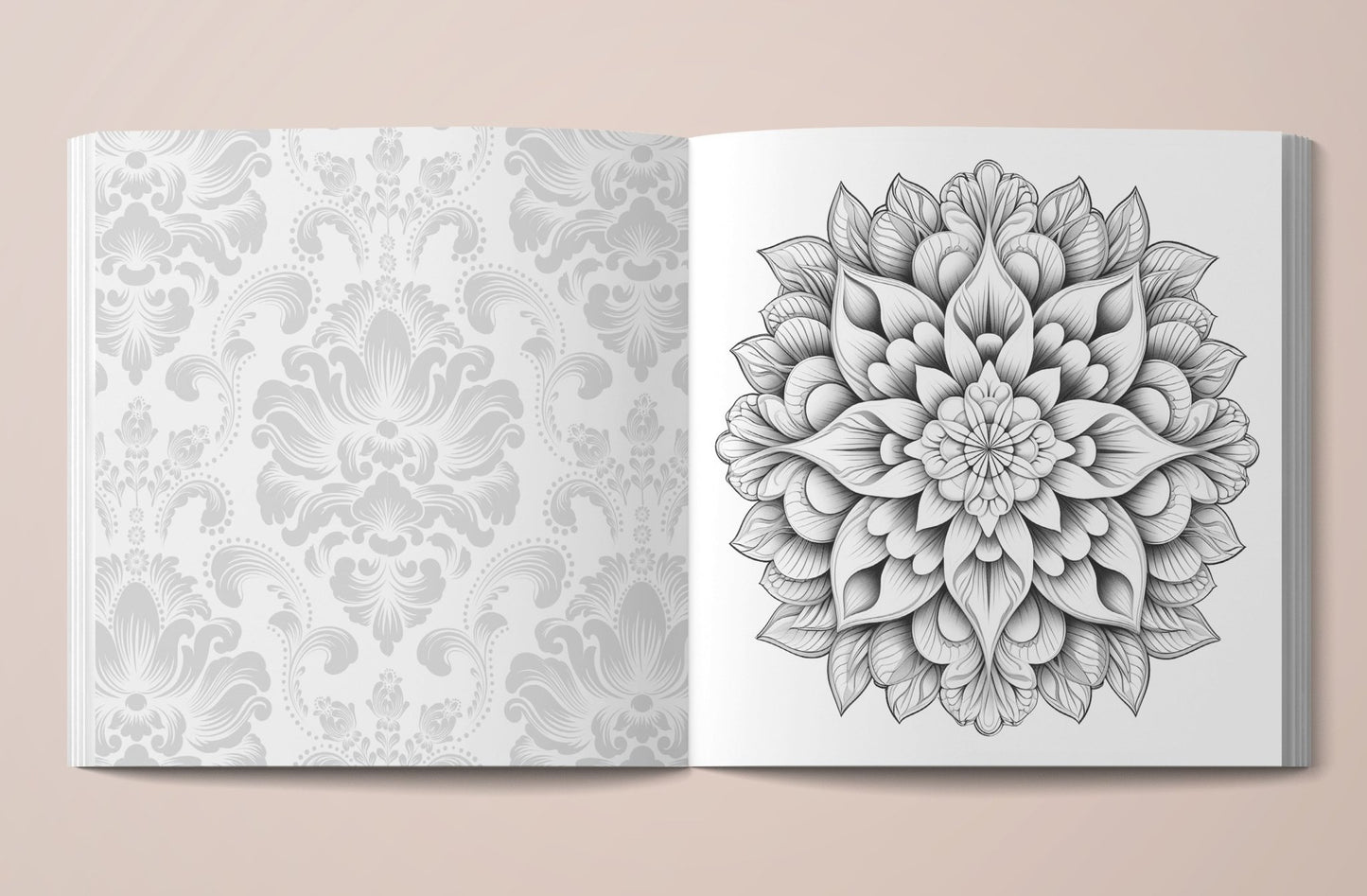 3D Mandalas Coloring Book Grayscale (Printbook) - Monsoon Publishing USA