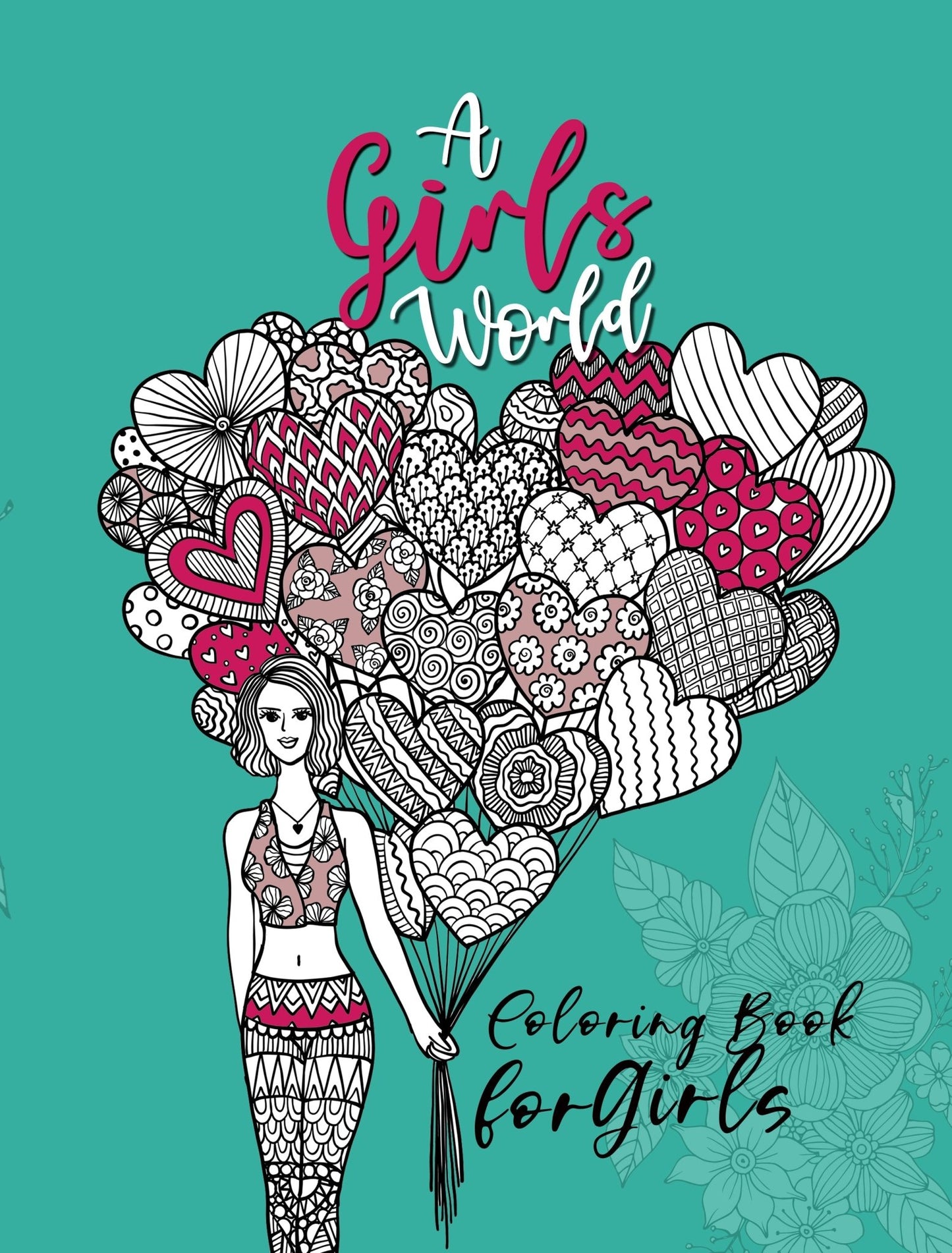 A Girls World Coloring Book for Girls (Digital) - Monsoon Publishing USA