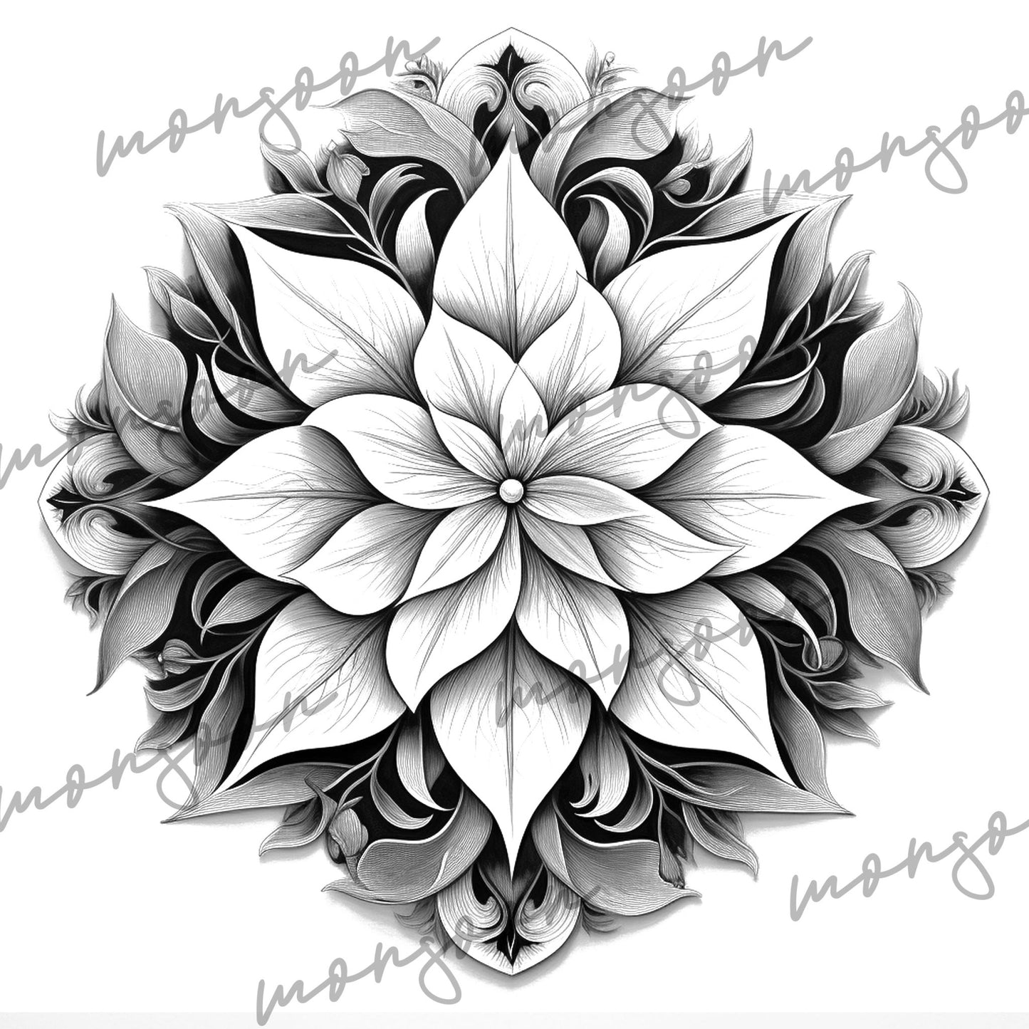 Autumn Mandalas Coloring Book for Adults (Printbook) - Monsoon Publishing USA