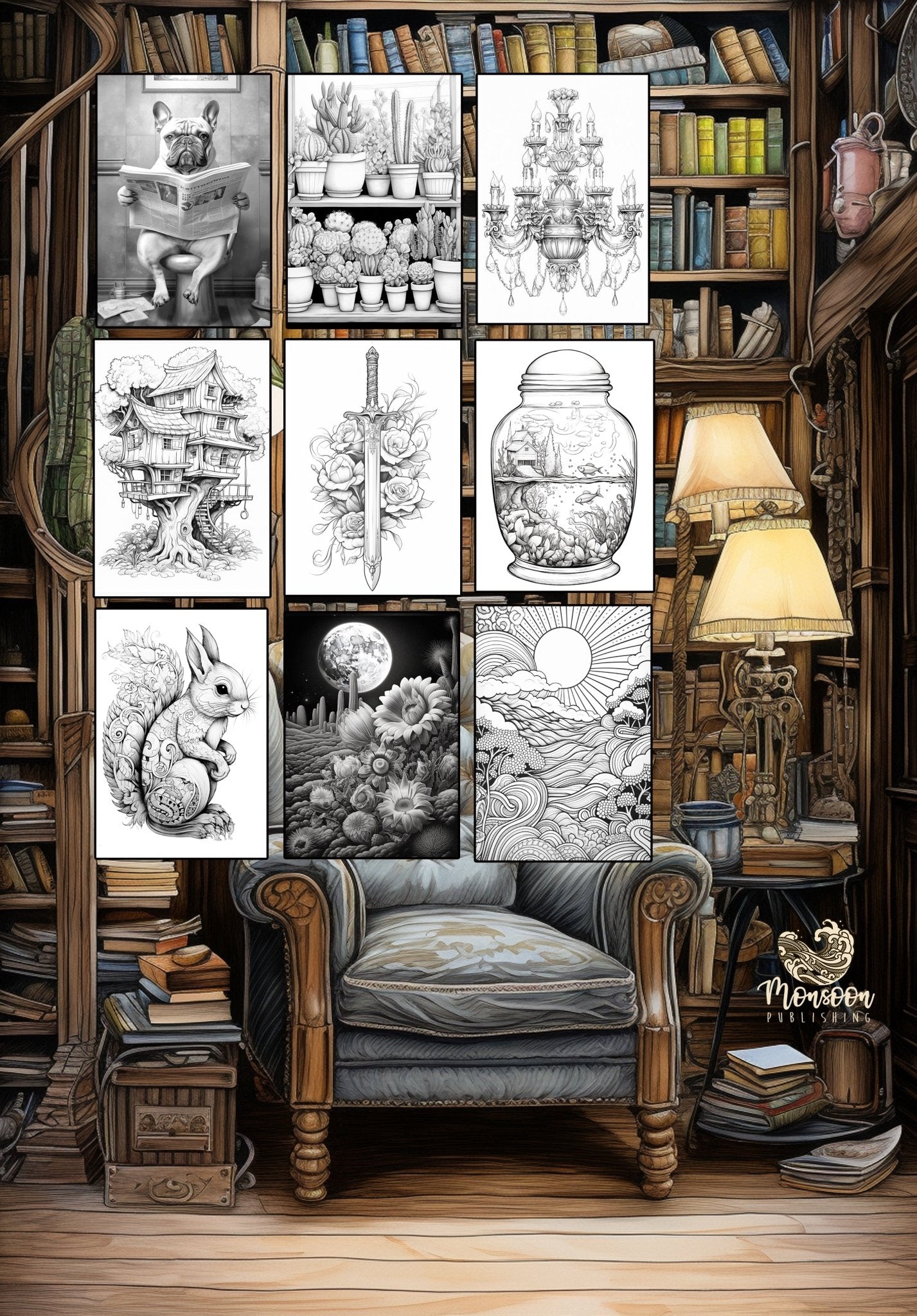 Best of Mixed Coloring Book (Digital) - Monsoon Publishing USA