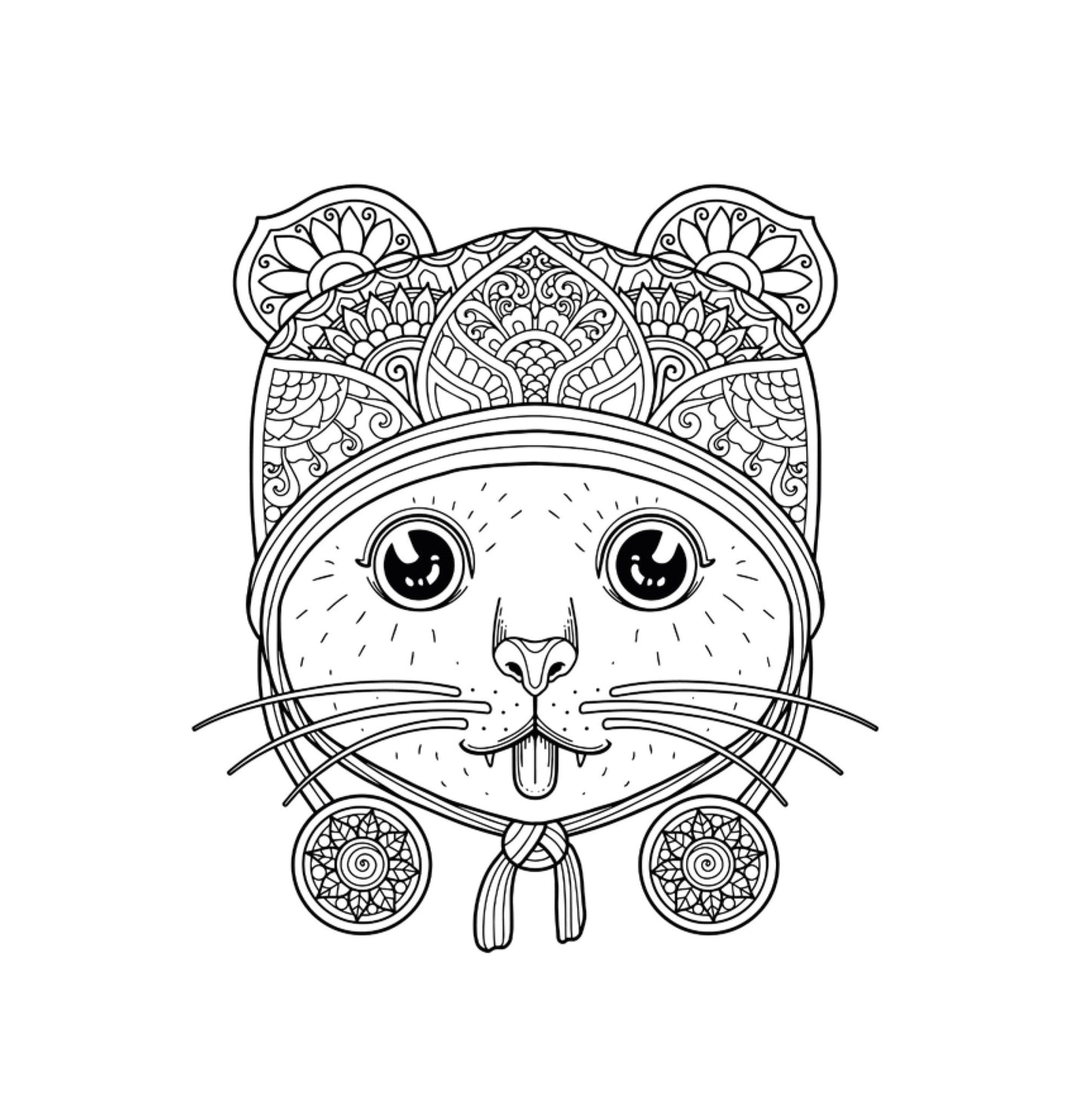 Cats Coloring Book for Adults (Digital) - Monsoon Publishing USA