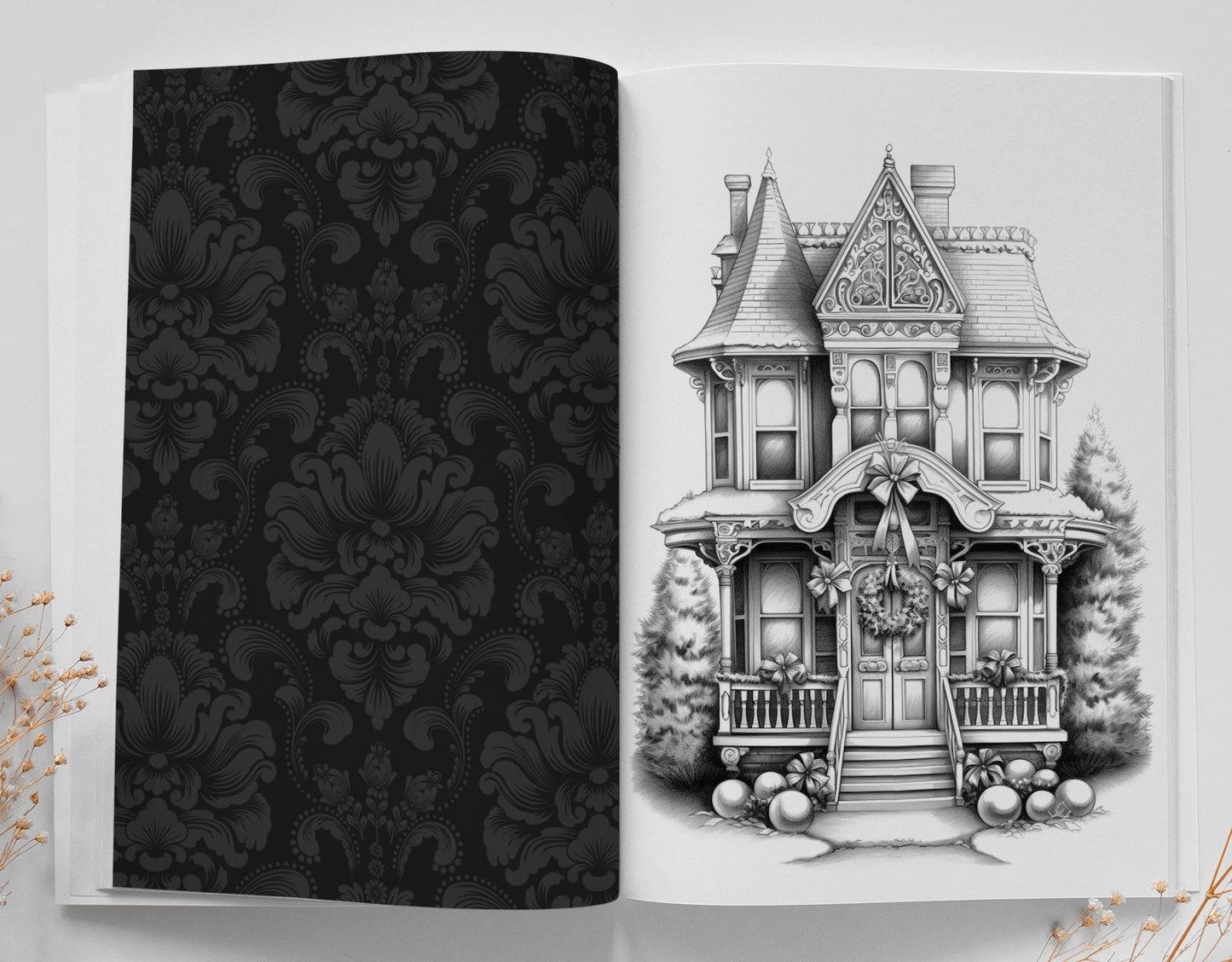 Christmas Houses Coloring Book for Adults (Printbook) - Monsoon Publishing USA