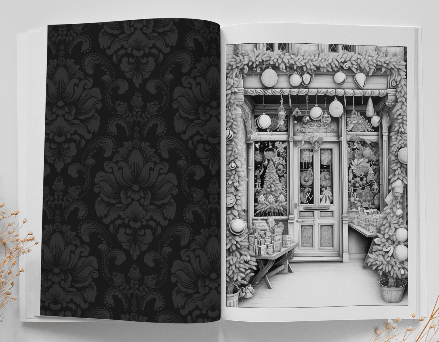 Christmas Stores Coloring Book for Adults (Printbook) - Monsoon Publishing USA