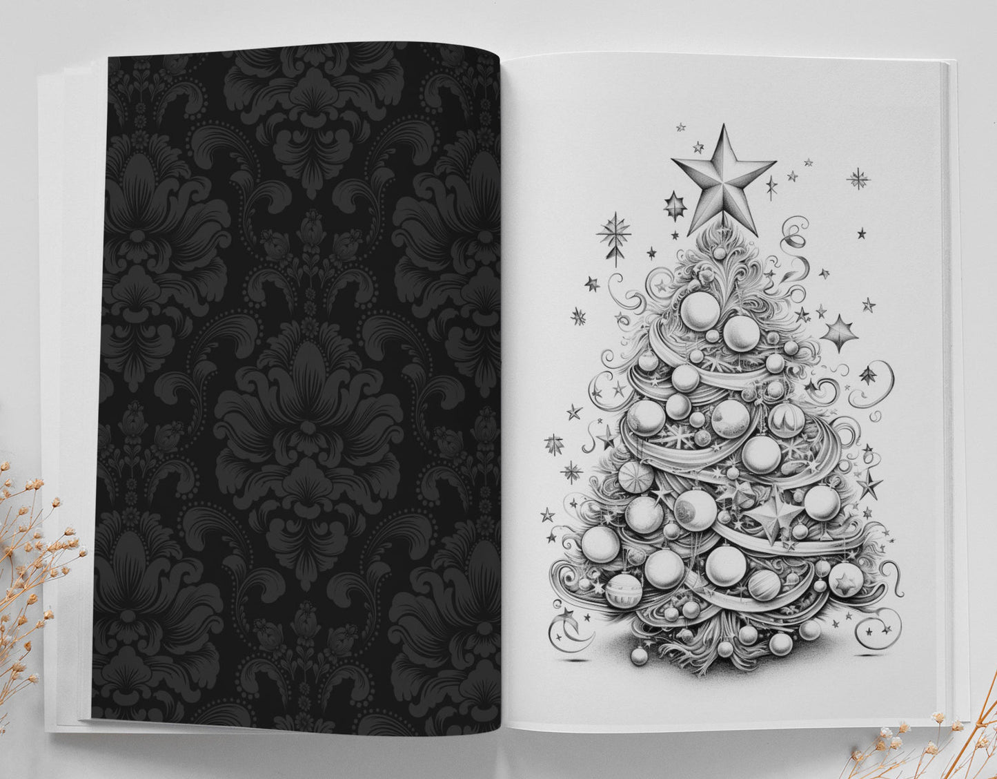 Christmas Trees Coloring Book for Adults (Printbook) - Monsoon Publishing USA