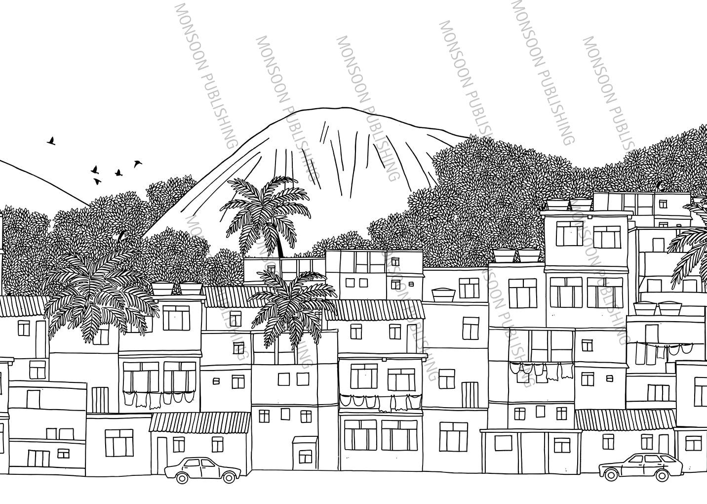 Cities of the World Coloring Book 2 (Printbook) - Monsoon Publishing USA