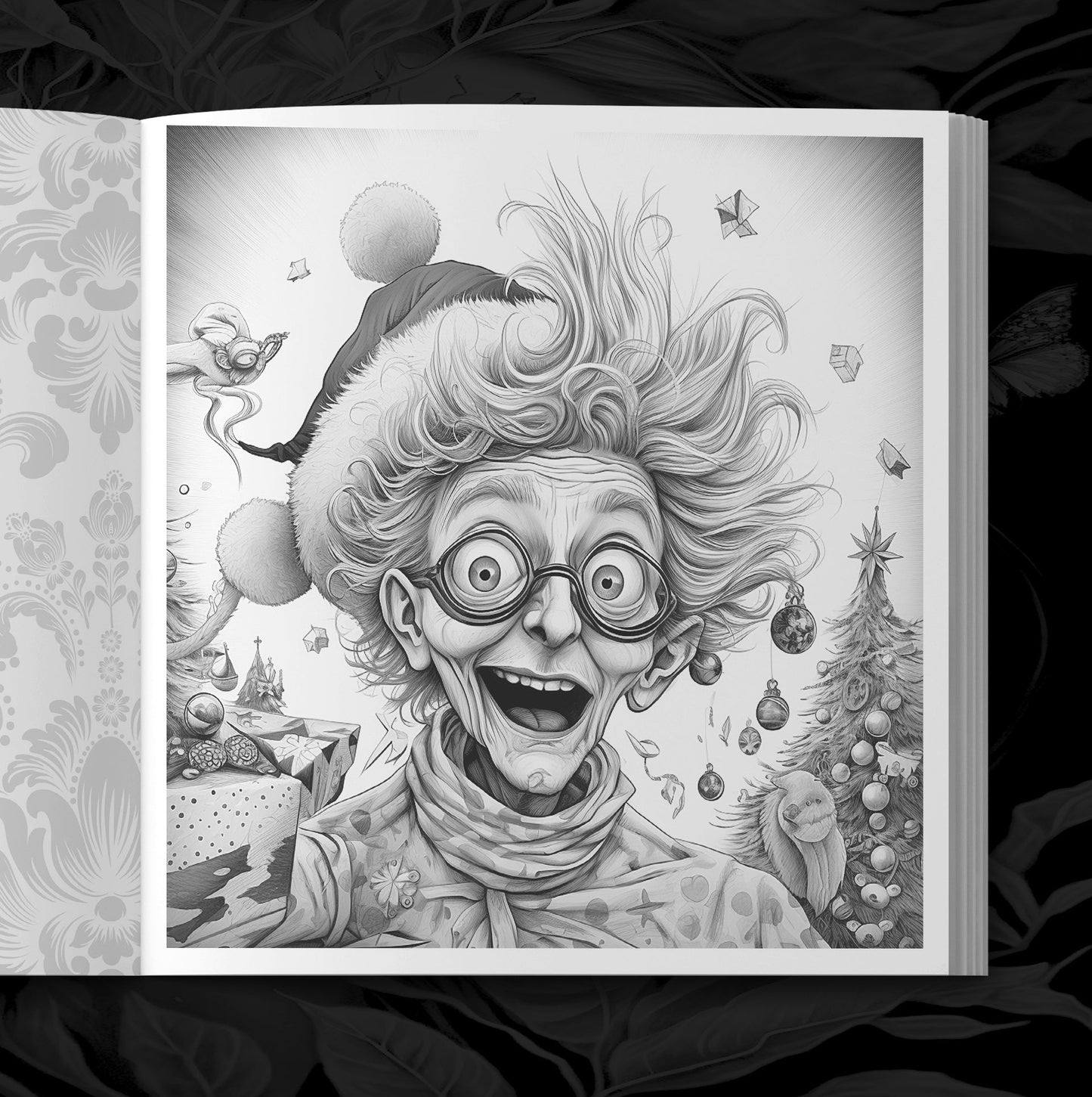 Crazy Grandma on Christmas Coloring Book (Printbook) - Monsoon Publishing USA