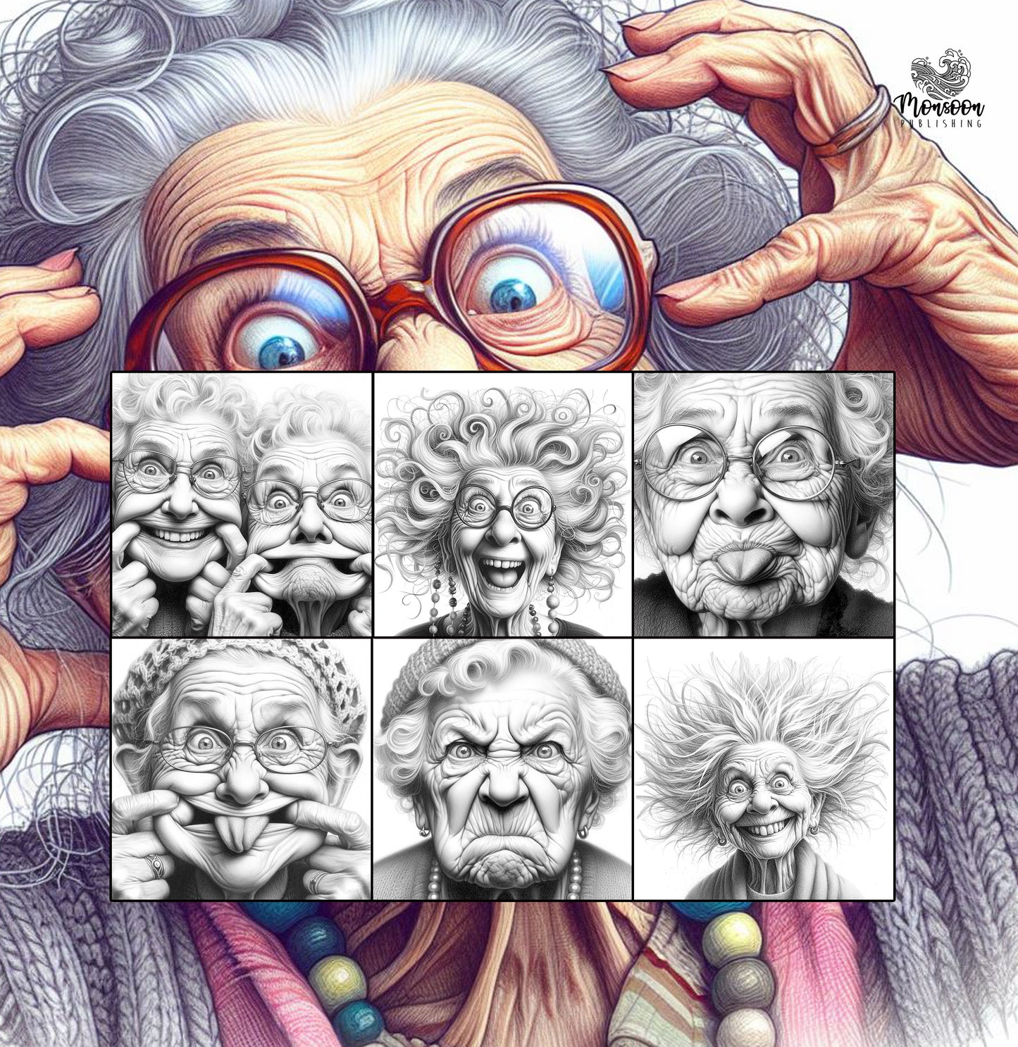Crazy Grandma Coloring Book 3 (Printbook)