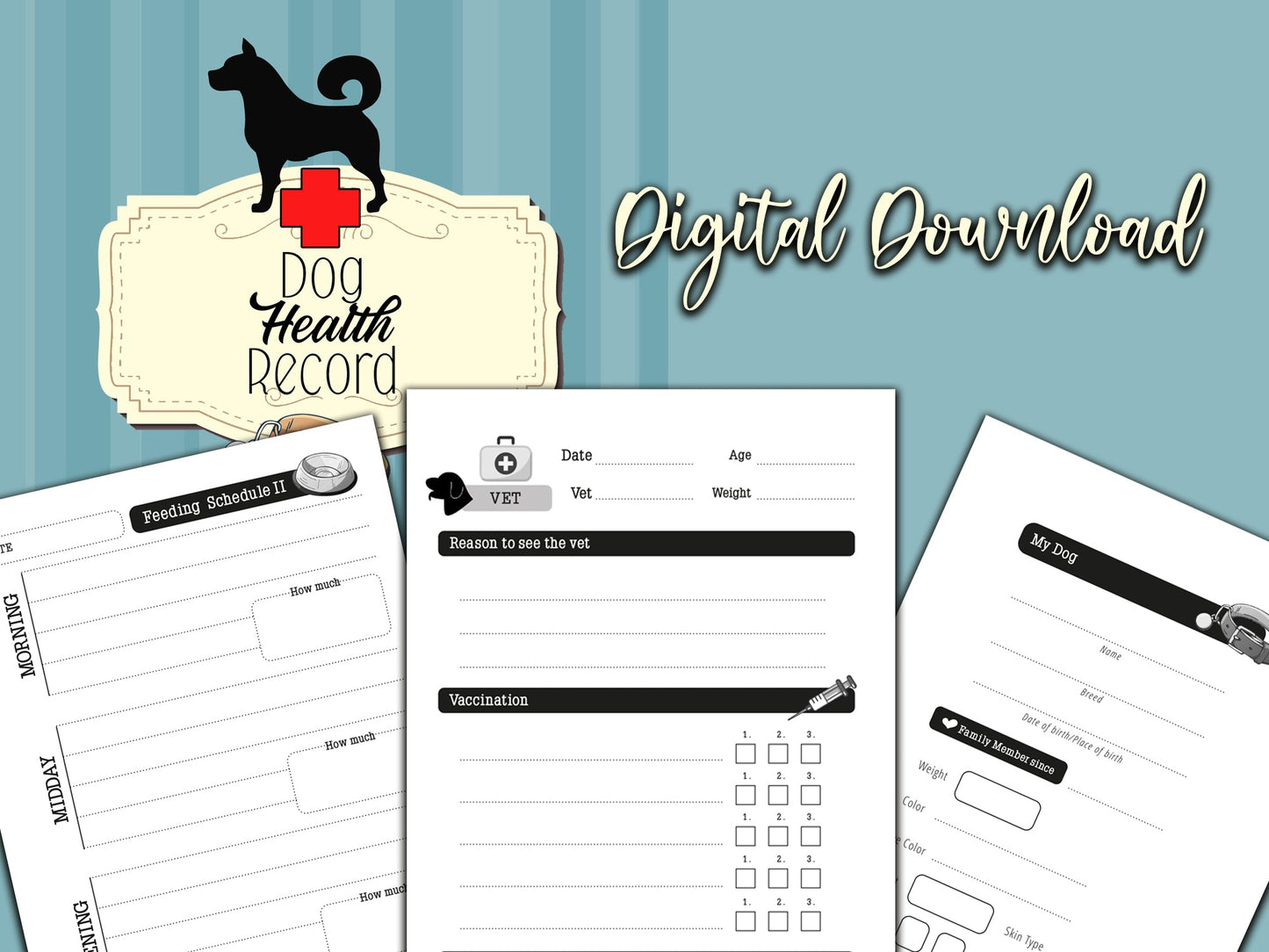 Dog Health Record (Digital) - Monsoon Publishing USA