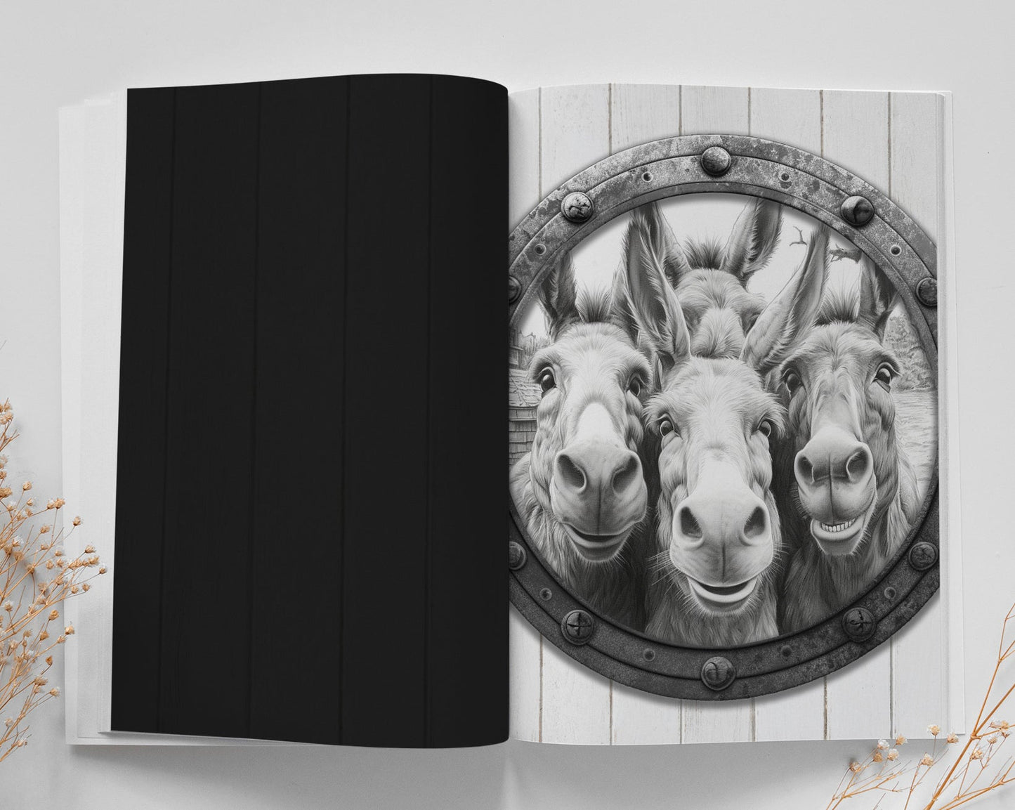 Doorbell Coloring Book Grayscale (Printbook) - Monsoon Publishing USA