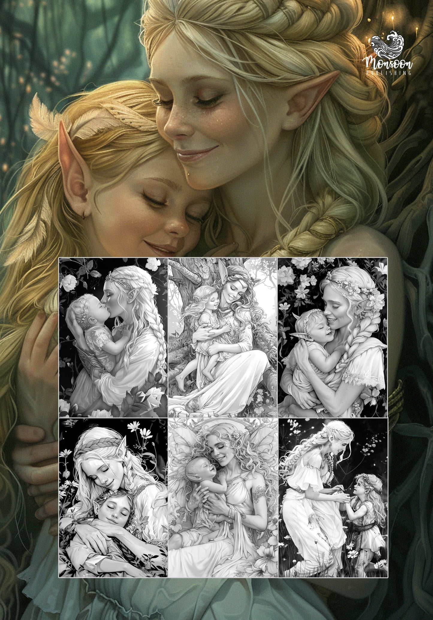 Elven Moms Coloring Book (Printbook)