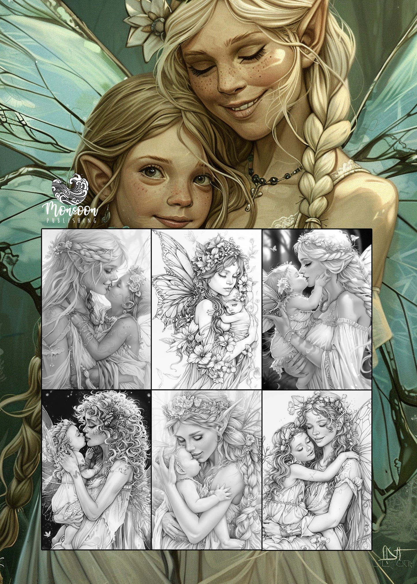 Fairy Moms Coloring Book (Printbook)