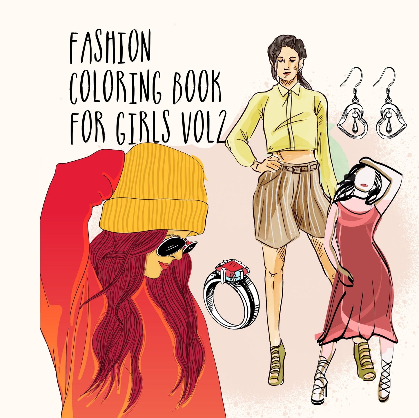Fashion Coloring Book for Girls 2 (Printbook) - Monsoon Publishing USA