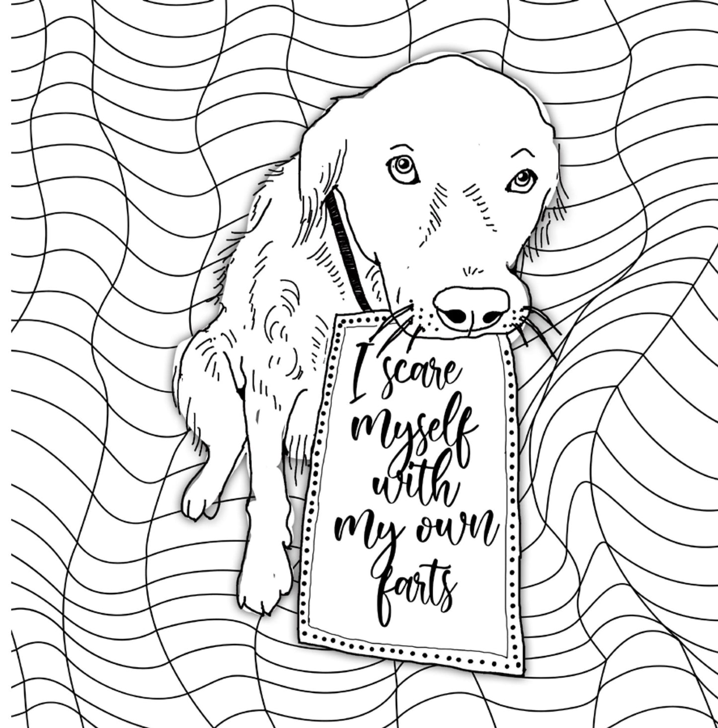 Golden Retriever Coloring Book (Digital) - Monsoon Publishing USA