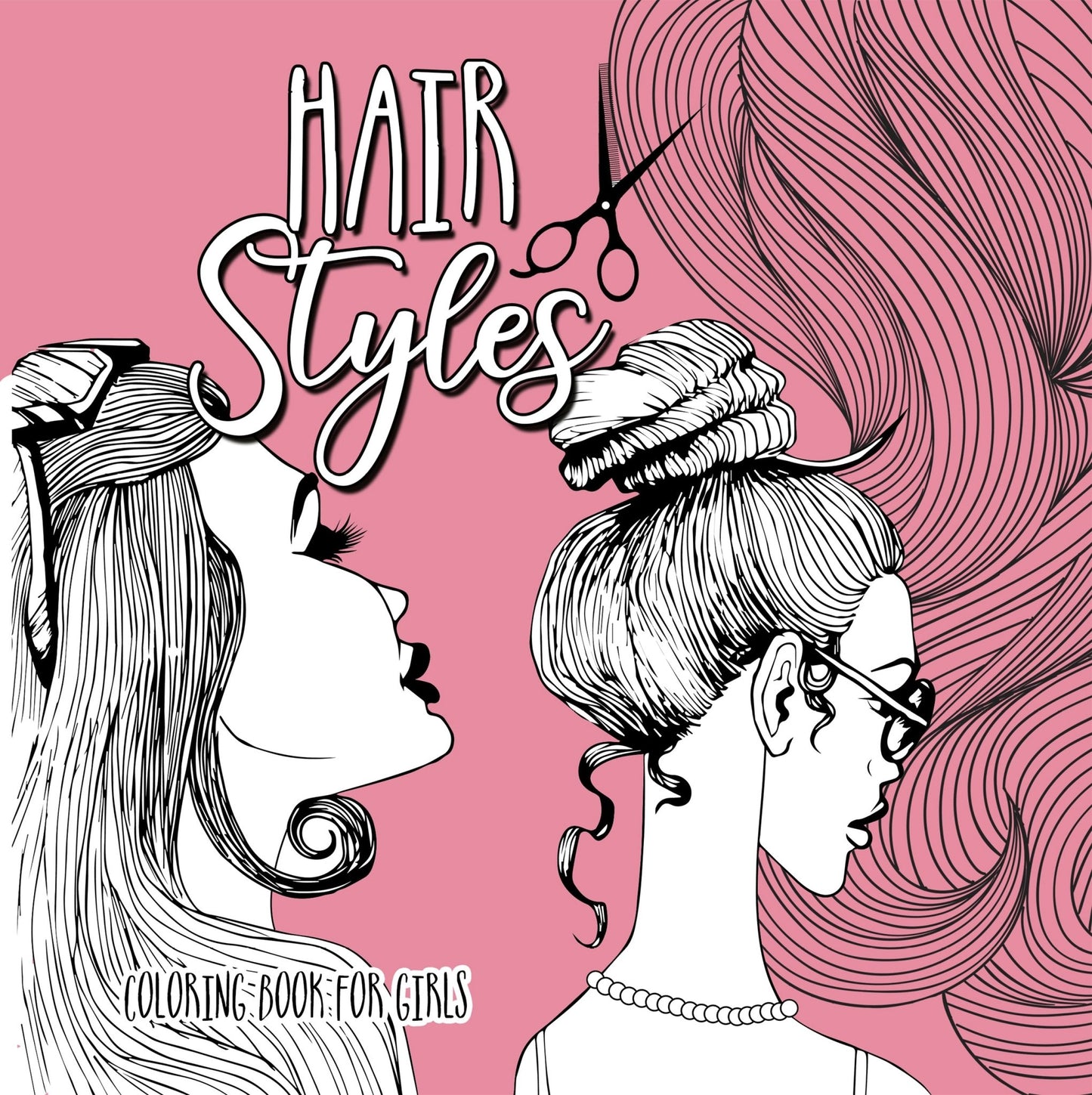 Hairstyles Coloring Book for Girls (Printbook) - Monsoon Publishing USA