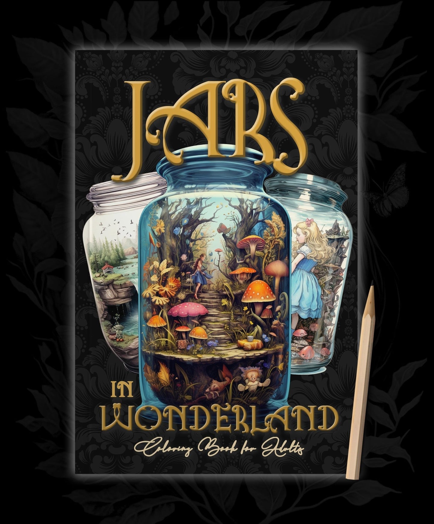 Jars in Wonderland Coloring Book (Printbook) - Monsoon Publishing USA