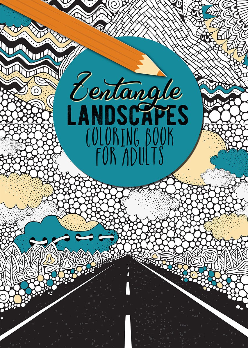 Landscapes Coloring Book for Adults (Digital) - Monsoon Publishing USA