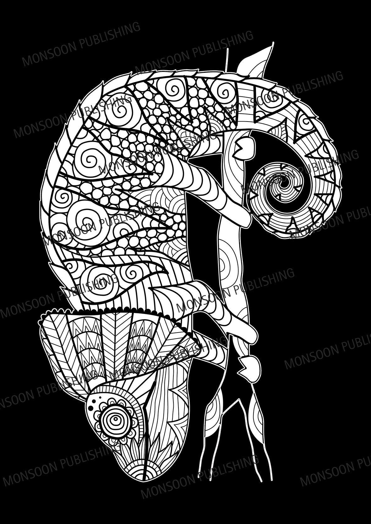 Mandala Animals Coloring Book (Digital) - Monsoon Publishing USA