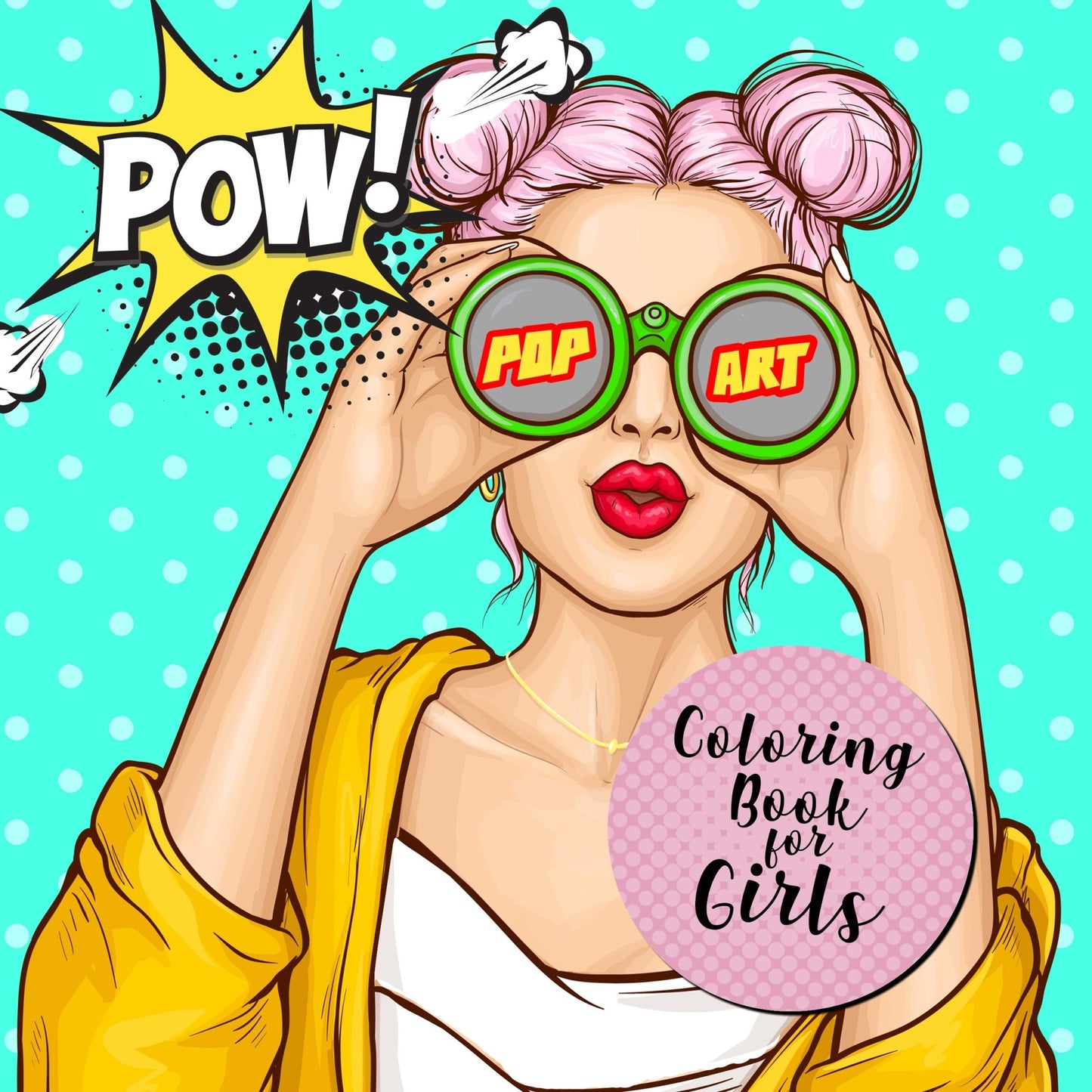 Pop Art Coloring Book for Girls (Printbook) - Monsoon Publishing USA
