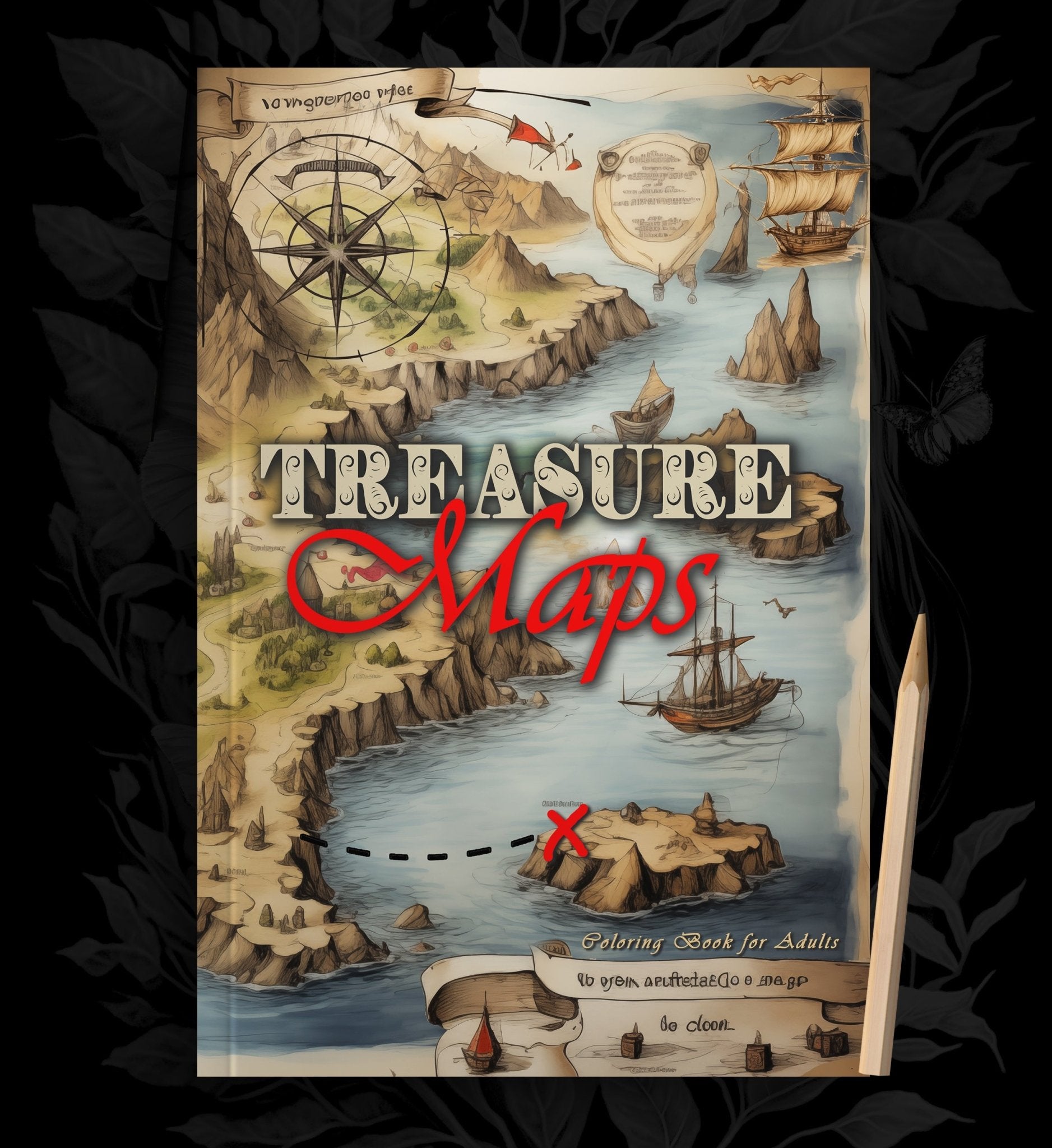 Treasure Map Coloring Book (Printbook) – Monsoon Publishing USA
