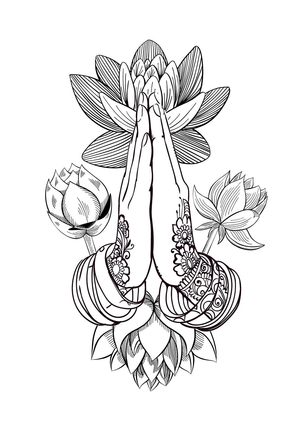 Yoga Coloring Book for Adults Mandala (Printbook) - Monsoon Publishing USA