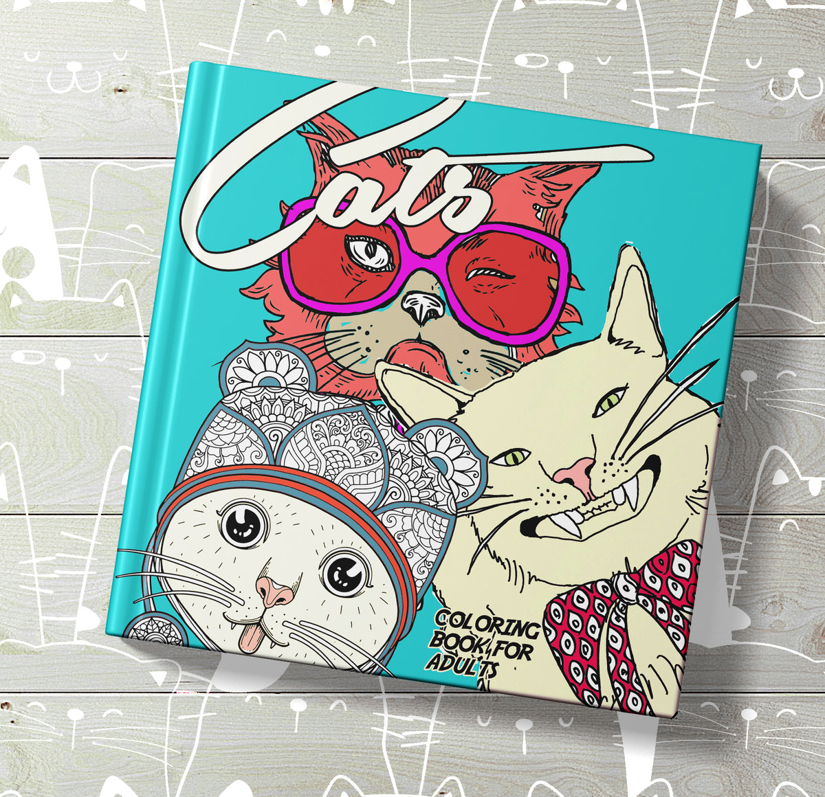 Cats Coloring Book for Adults (Digital) – Monsoon Publishing USA