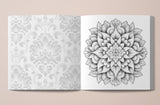 3D Mandalas Grayscale Coloring Book (Printbook)