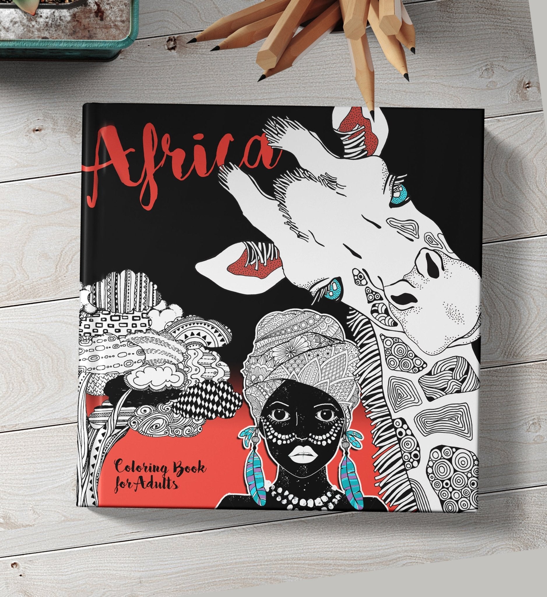 Africa Coloring Sheet Africa Coloring Page Stock Illustrations