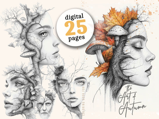 The Art of Autumn Coloring Book (Digital)