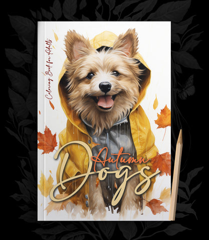 Autumn Dogs Coloring Book (Printbook)