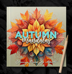 Autumn Mandalas Coloring Book for Adults (Printbook)