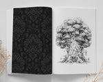 Trees Grayscale Coloring Book (Printbook)