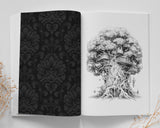 Trees Grayscale Coloring Book (Digital)