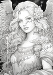Guardian Angels Grayscale Coloring Book (Printbook)