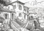 Italian Villas Grayscale Coloring Book (Printbook)