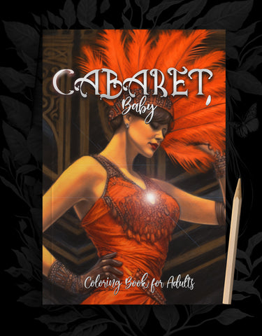 Cabaret Grayscale Coloring Book  (Printbook)