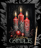 christmas candles coloring book for adults christmas coloring book christmas decoration coloring book adults candles coloring book adults monsoonpublishingusa monsoon publishing usa