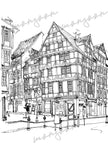 Cities Coloring Book for Adults - Cities, Houses, Castles 1 (Printbook)