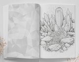 Crystals Coloring Book for Adults (Printbook)