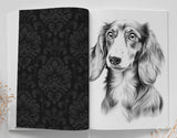 Dachshund Grayscale Coloring Book (Printbook)