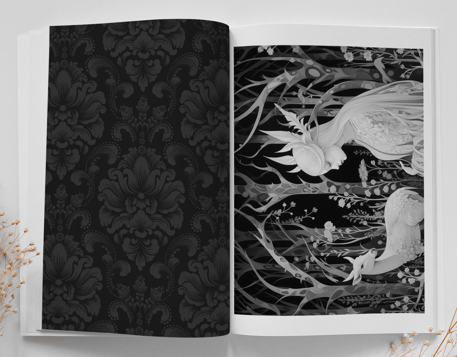 Color Book Dark Dark Forest Coloring Book (Printbook) โ Monsoon Publishing USA
