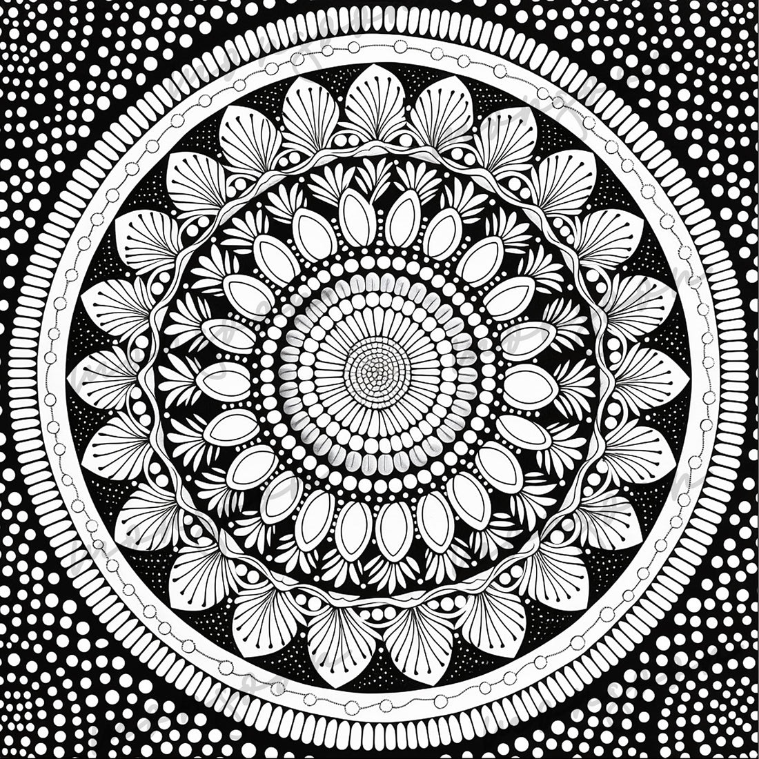Dot Painting Mandalas Coloring Book (Printbook) – Monsoon Publishing USA