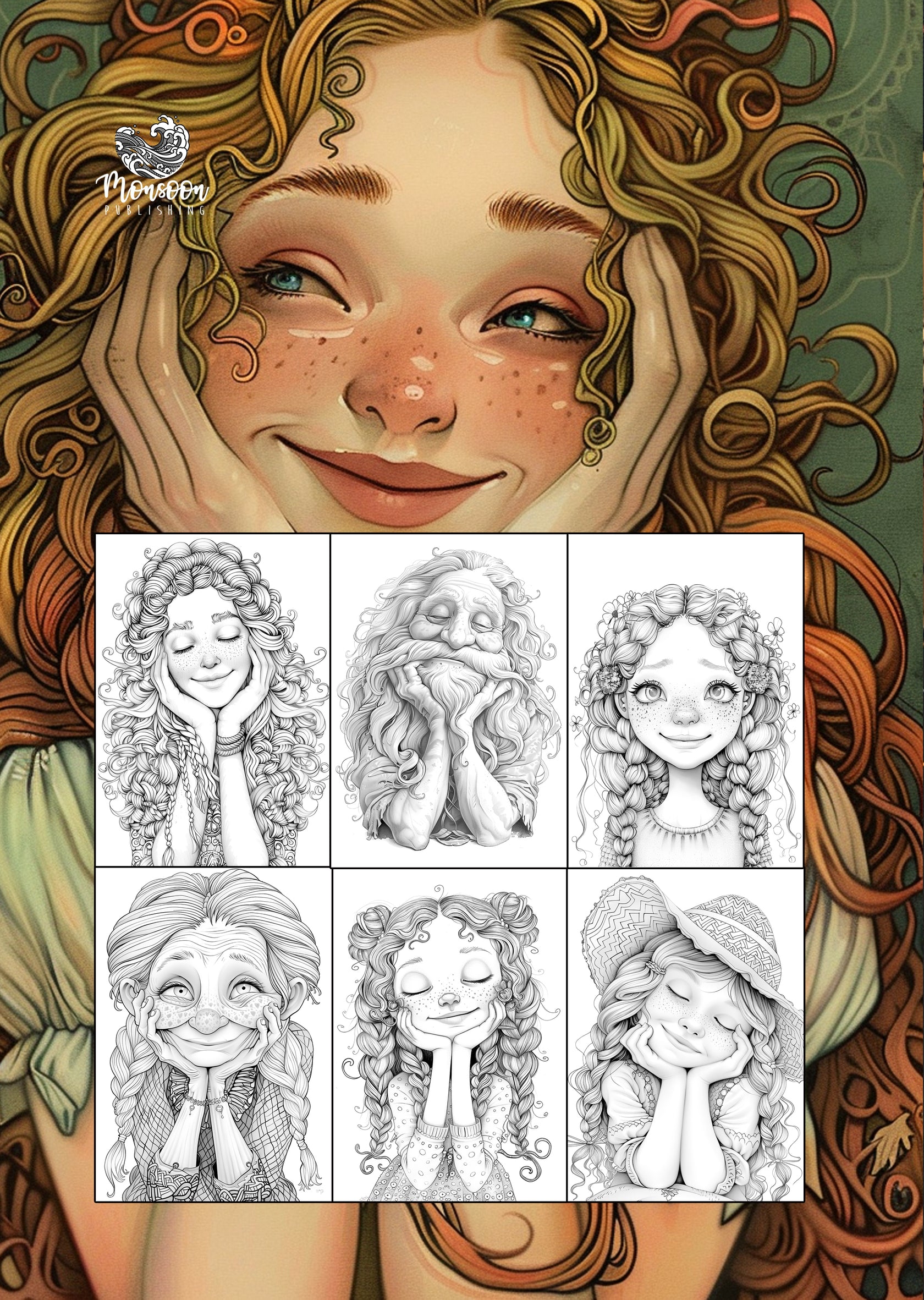 Happy Dreamers Coloring Book (Digital) – Monsoon Publishing USA