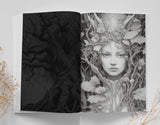 Forest Elves Grayscale Coloring Book  (Printbook)