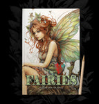 Fairies Grayscale Coloring Book for Adults (Printbook)