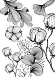 flower coloring book for adults