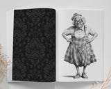 Crazy Grandma 2 Grayscale Coloring Book (Digital)