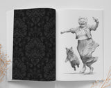Crazy Grandma 2 Grayscale Coloring Book (Printbook)