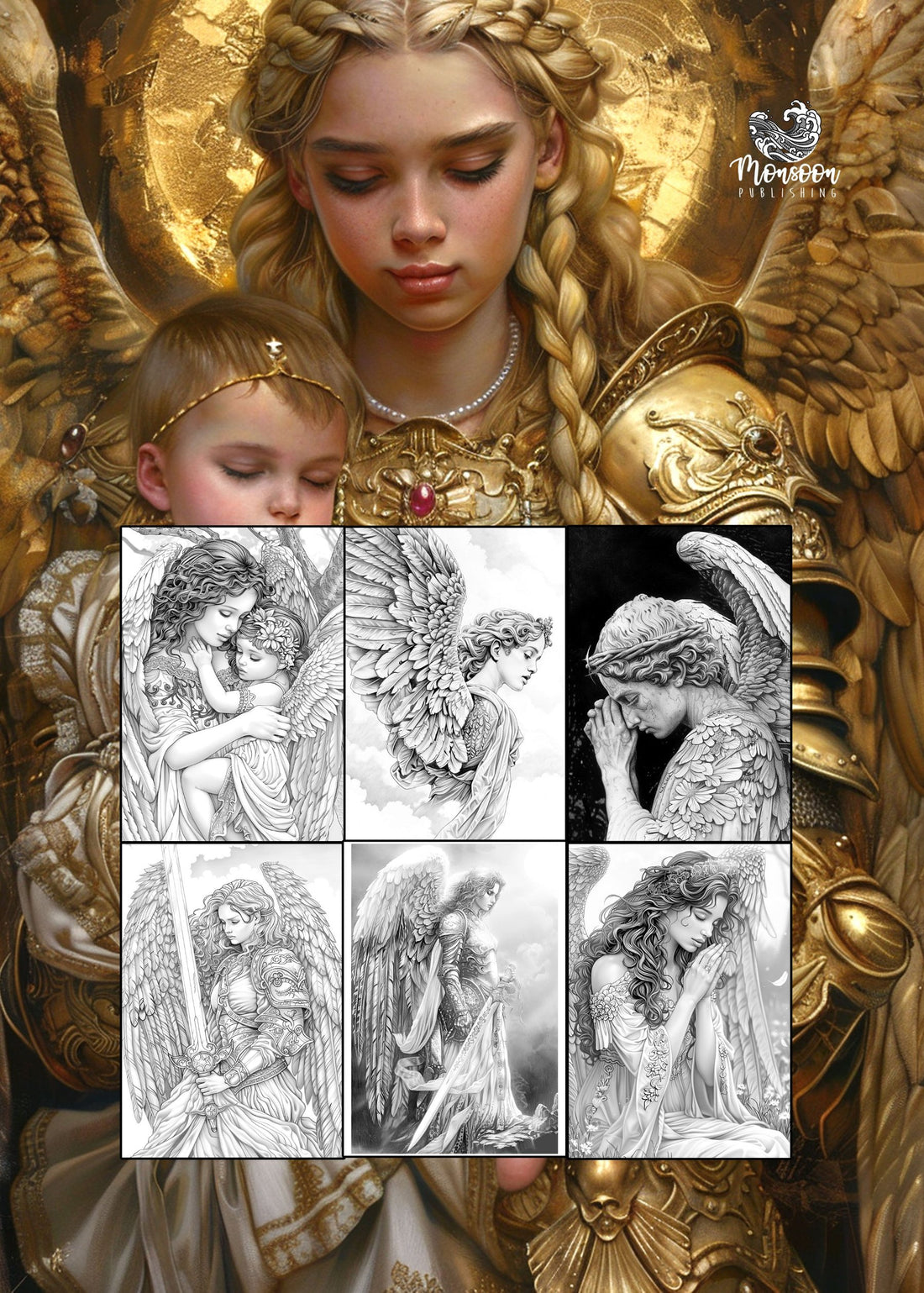 Guardian Angels 2 Coloring Book (Digital) – Monsoon Publishing USA