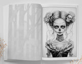 Creepy Girls Sugar Skulls Coloring Book (Digital)