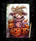 Halloween Horror Cats Coloring Book (Printbook)